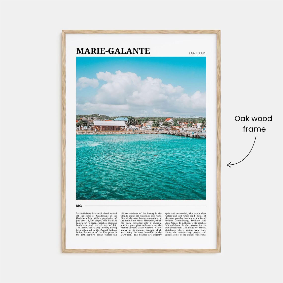 Marie Galante Travel Poster Marie Galante Wall Art Marie Galante Poster Print Marie Galante Photo Marie Galante Decor Guadeloupe - Image 3