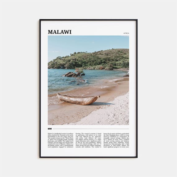 Malawi Travel Poster Malawi Wall Art Malawi Poster Print Malawi Photo Malawi Decor Africa