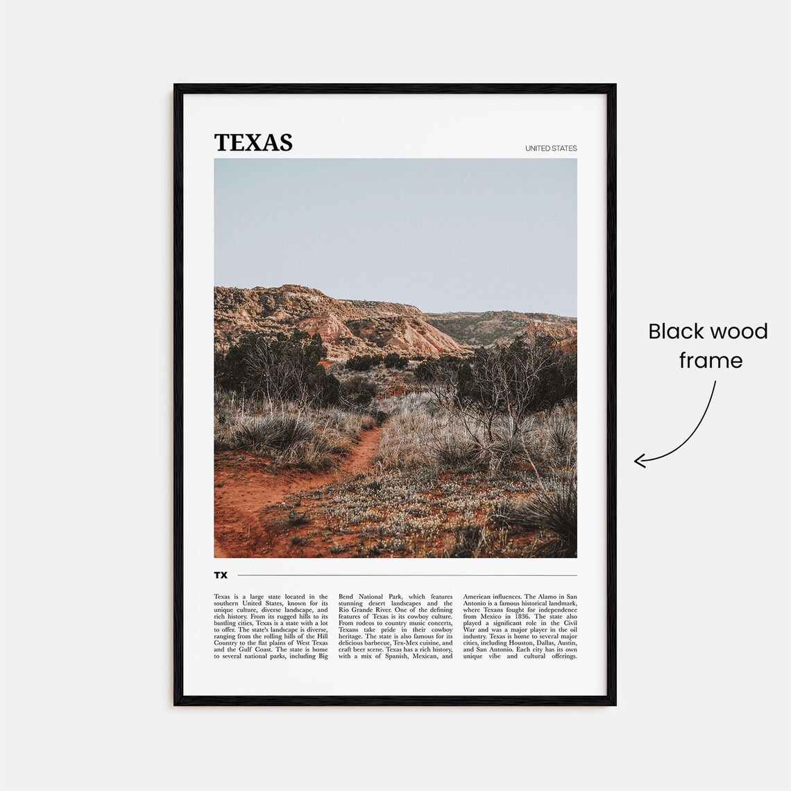 Texas Travel Poster No 1, Texas Travel Poster - Image 2