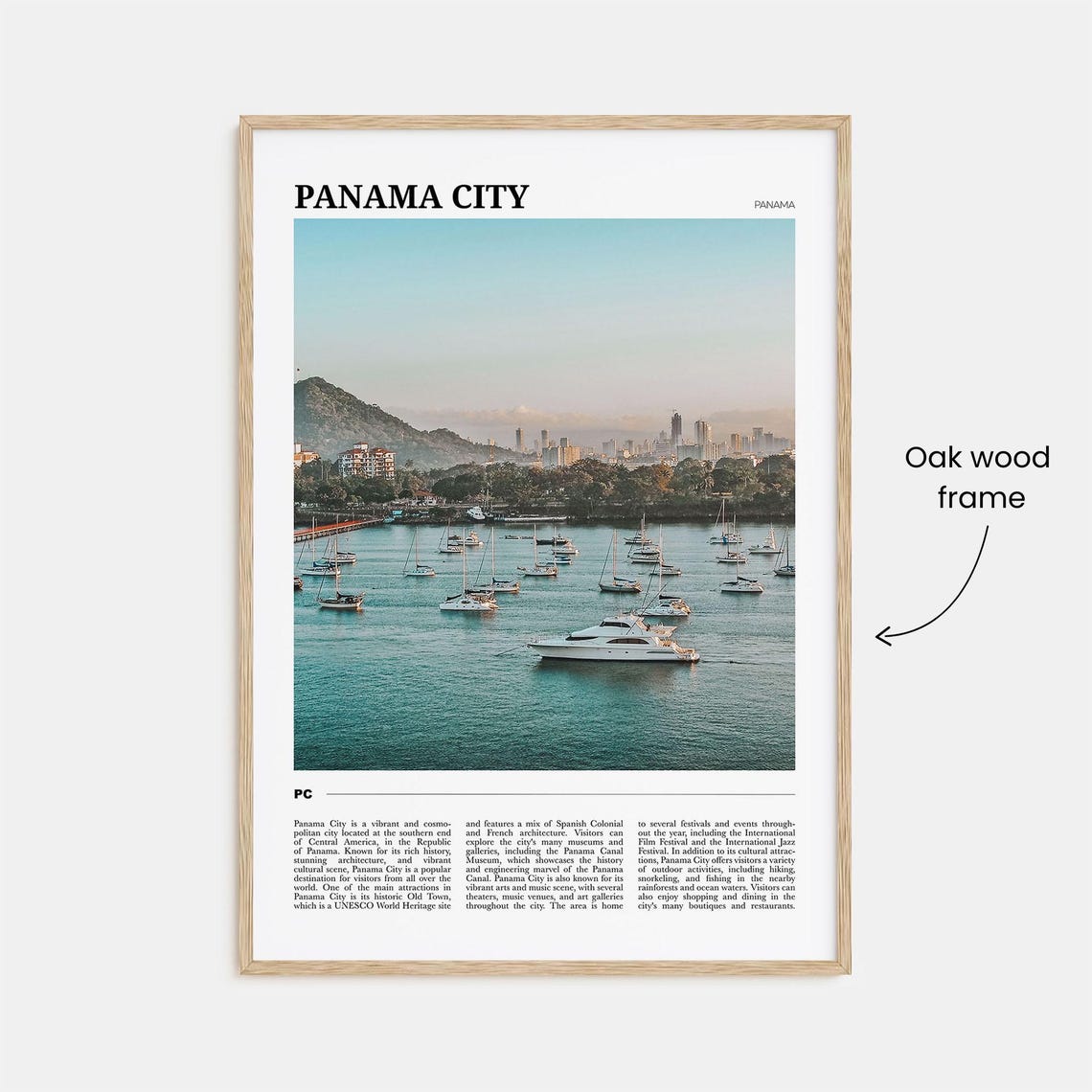 Panama City Travel Poster Panama No 1 Panama City Wall Art Panama City Poster Print Panama City Photo Panama City Decor Panama - Image 3