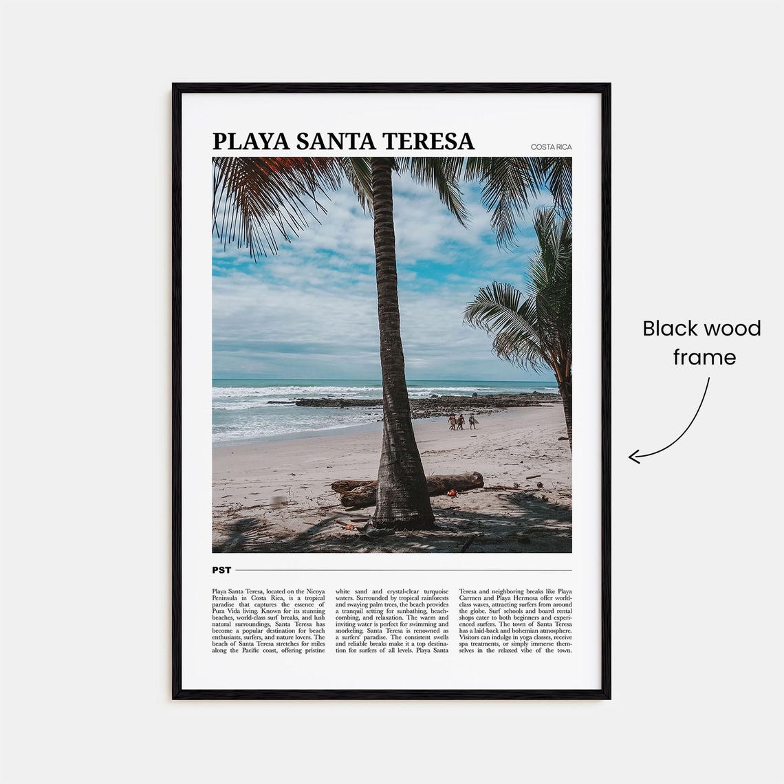 Playa Santa Teresa Travel Poster Playa Santa Teresa Wall Art Playa Santa Teresa Poster Print Playa Santa Teresa Photo Playa Santa Decor - Image 2
