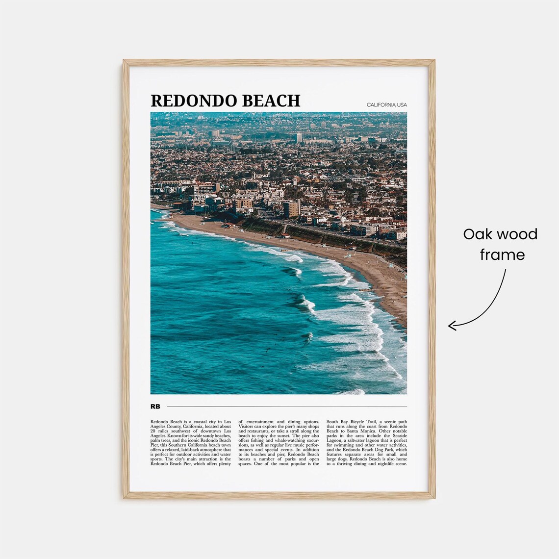 Redondo Beach Travel Poster, California USA - Image 3