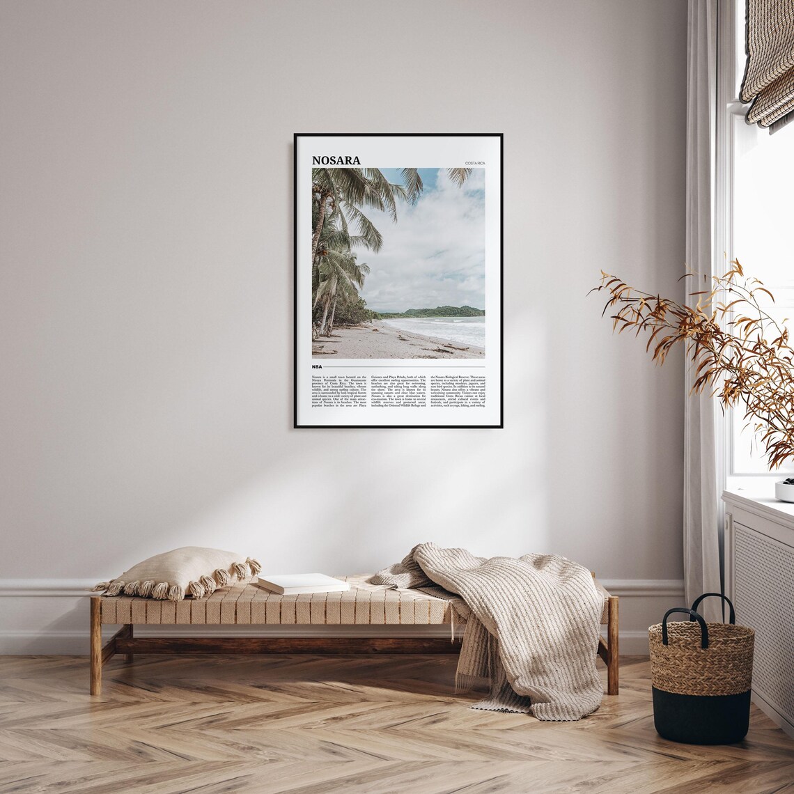 Nosara Travel Poster, Costa Rica Wall Art Print - Image 4