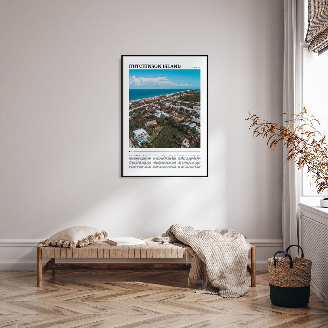 Hutchinson Island Travel Poster, Coastal Wall Art - Image 4