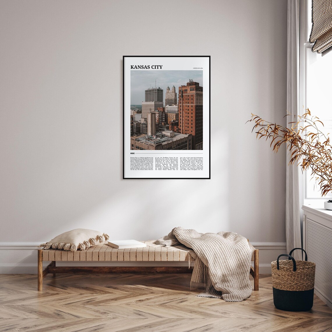 Kansas City Missouri Downtown Skyline Travel Photography Poster - Image 4