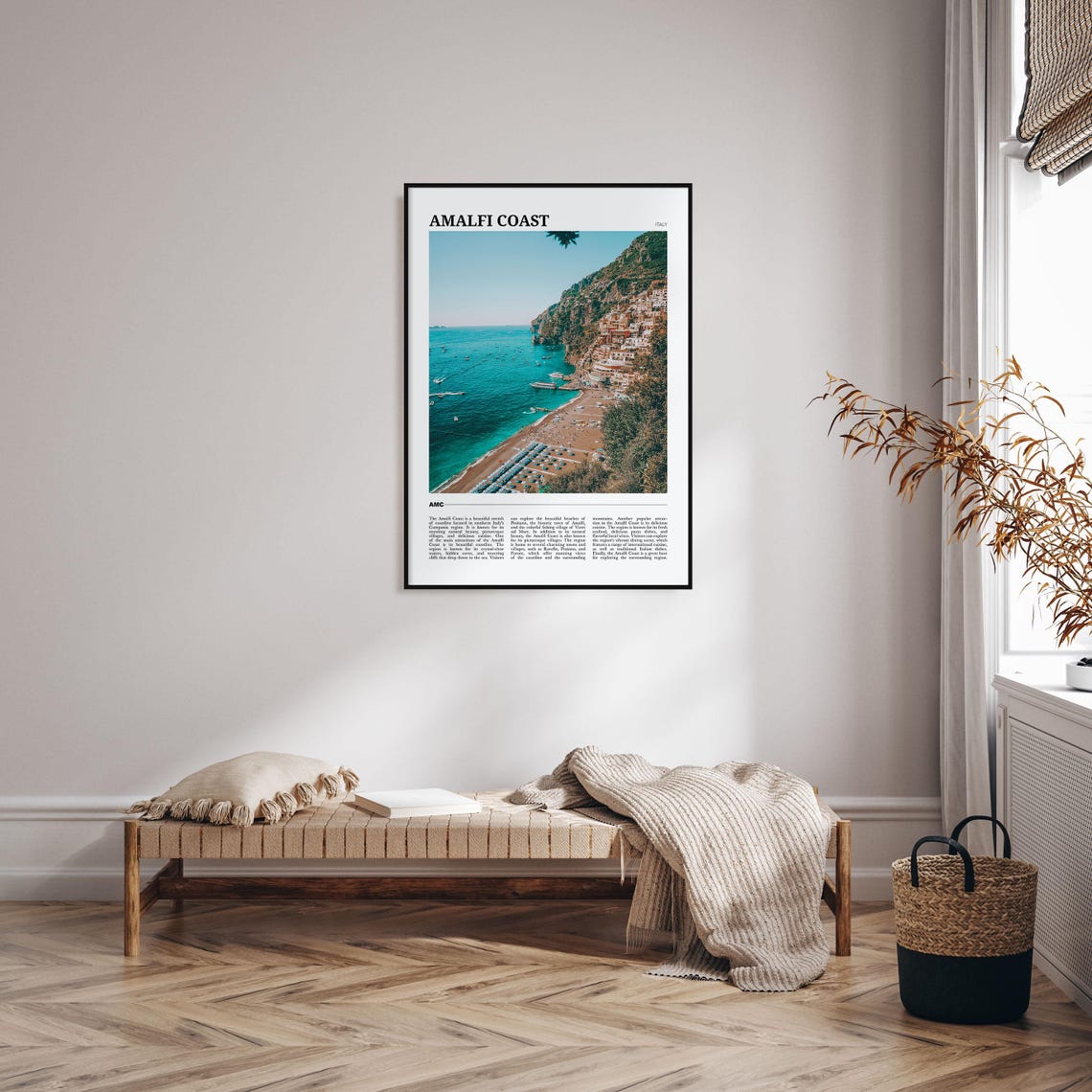 Amalfi Coast Italy Travel Poster - Image 4
