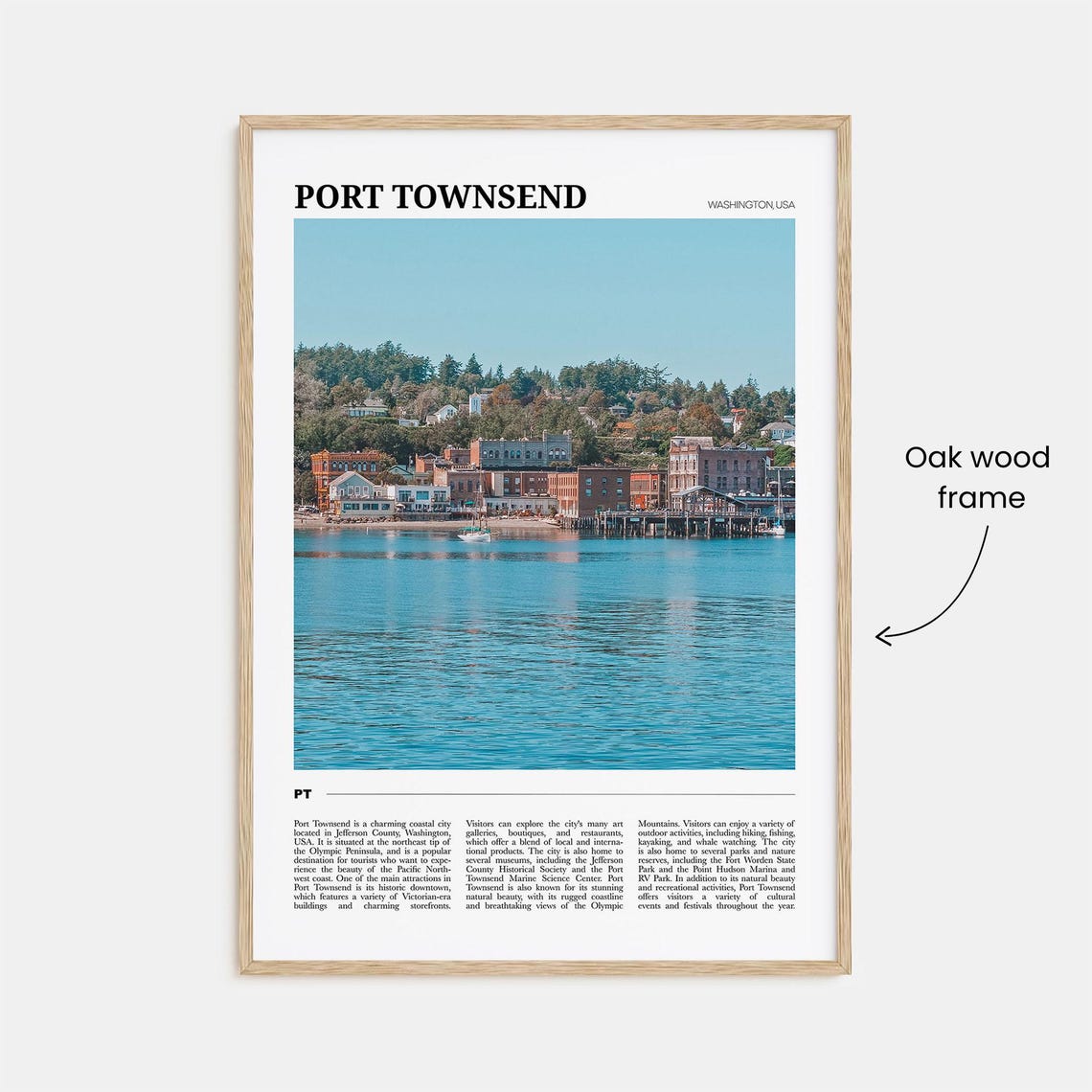 Port Townsend Travel Poster Port Townsend Wall Art Port Townsend Poster Print Port Townsend Photo Port Townsend Decor Washington Usa - Image 3
