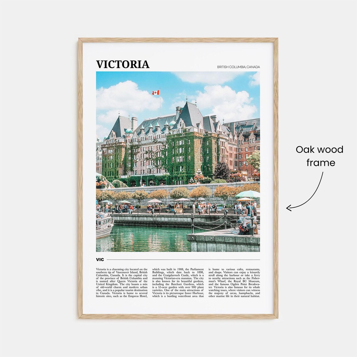 Victoria Travel Poster Canada Victoria Wall Art Victoria Poster Print Victoria Photo Victoria Decor British Columbia Canada - Image 3