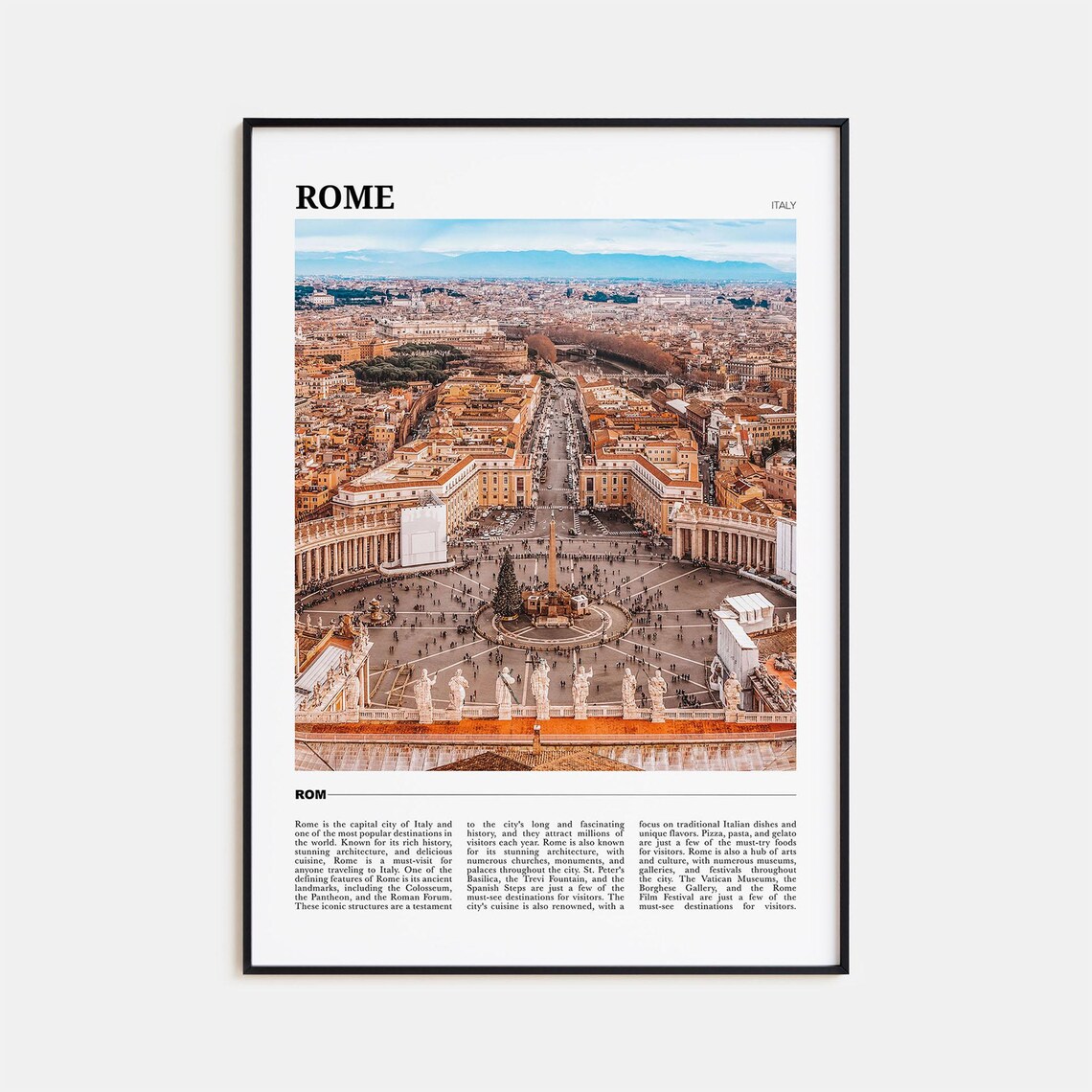 Rome Italy Wall Art Print