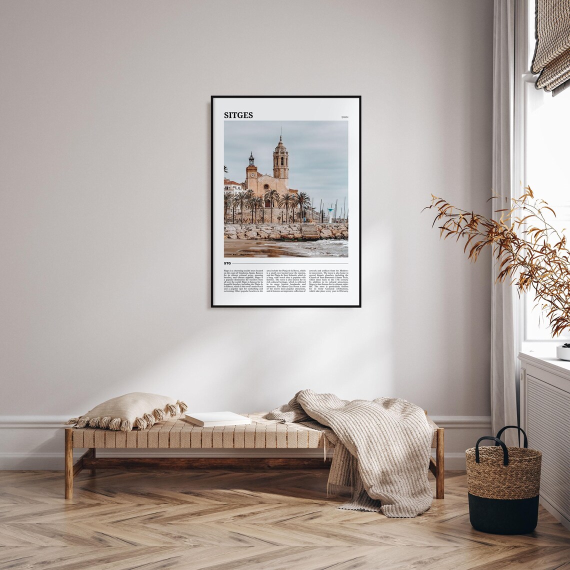 Sitges Travel Poster, Spain Wall Art Print - Image 4