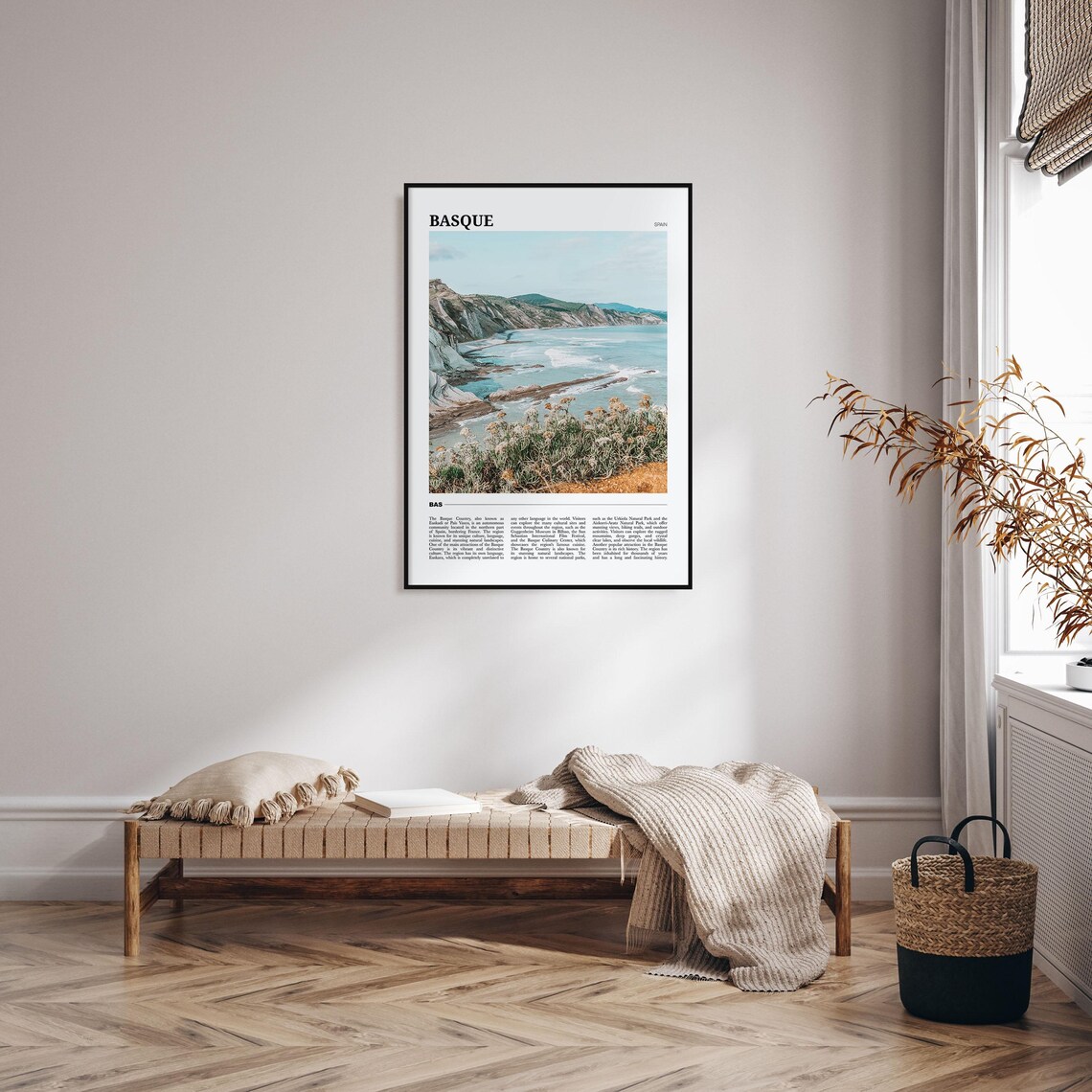 Basque Country Spain Travel Poster Print - Image 4