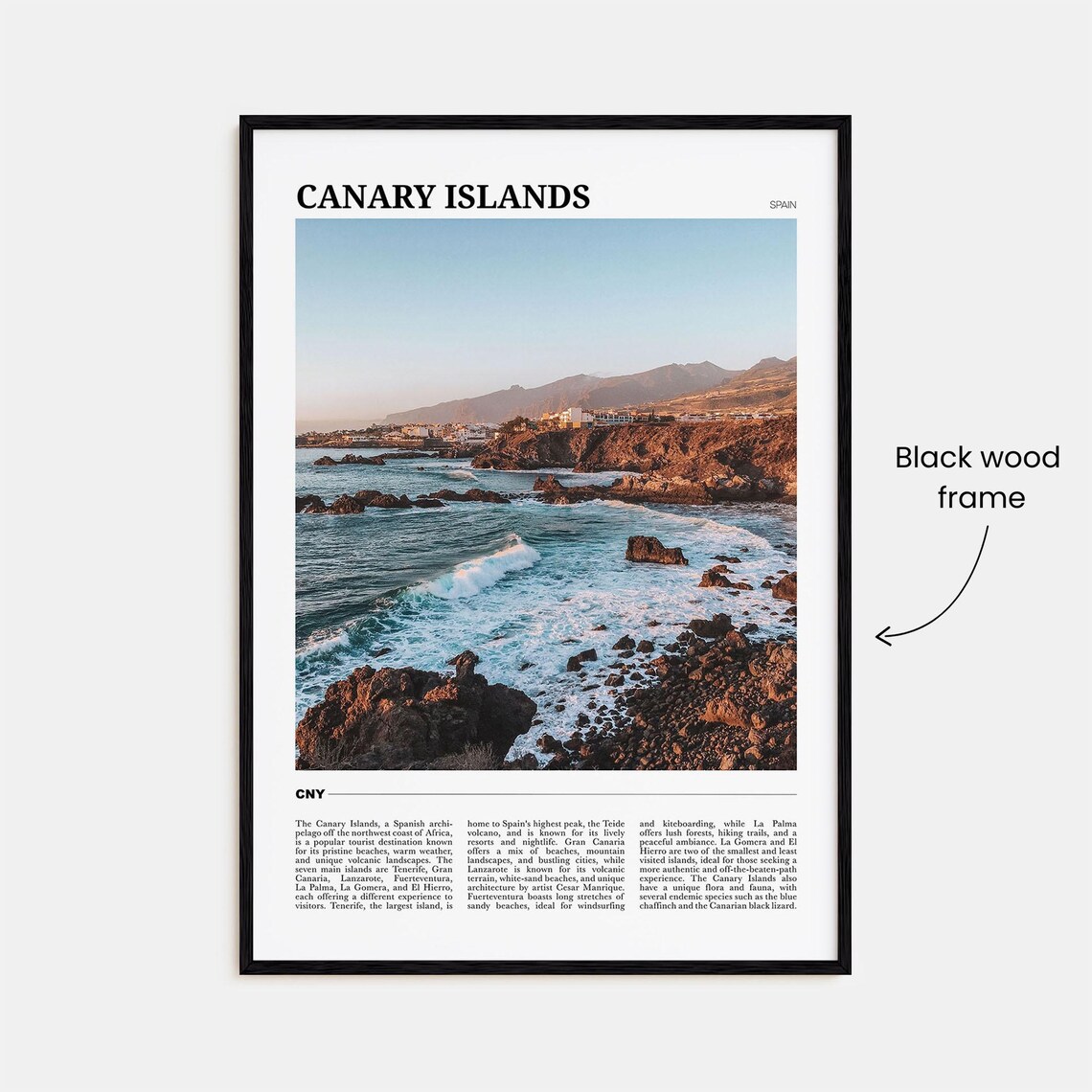 Canary Islands Travel Poster, Spain Art Print - Image 2