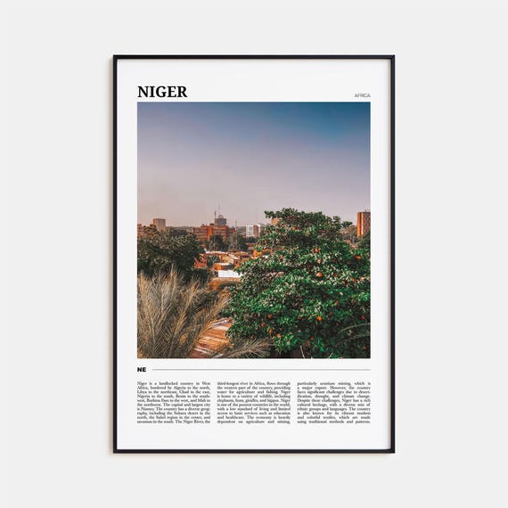 Niger Travel Poster Niger Wall Art Niger Poster Print Niger Photo Niger Decor Africa