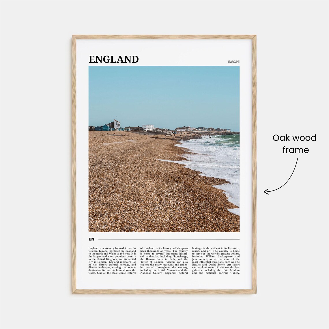 England Travel Poster, Europe Travel Wall Art - Image 3