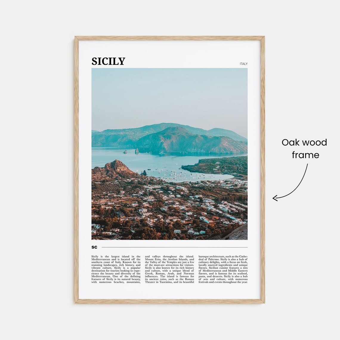 Sicily Photo Italy Poster Print - Image 3