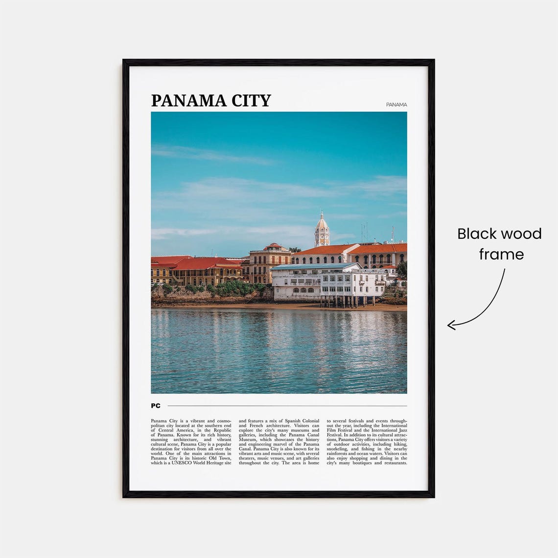 Panama City Travel Poster Panama No 2 Panama City Wall Art Panama City Poster Print Panama City Photo Panama City Decor Panama - Image 2
