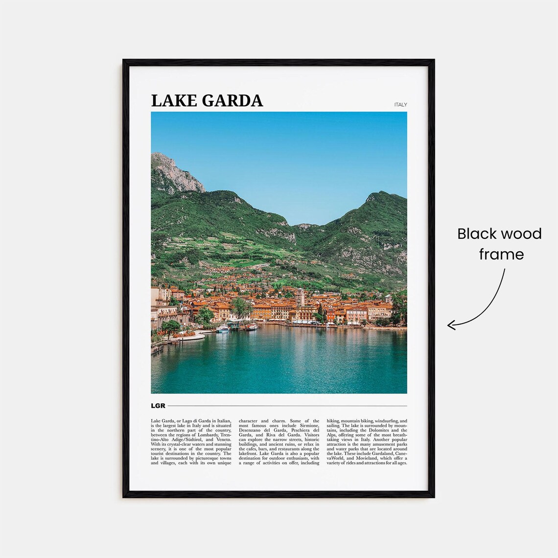 Lake Garda Italy Photo Art Print - Image 2