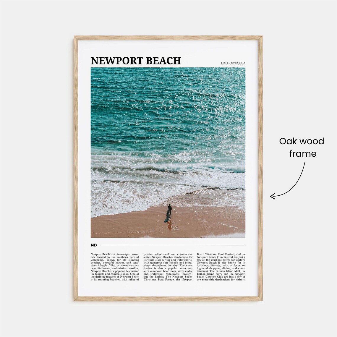 Newport Beach Travel Poster, California USA - Image 3
