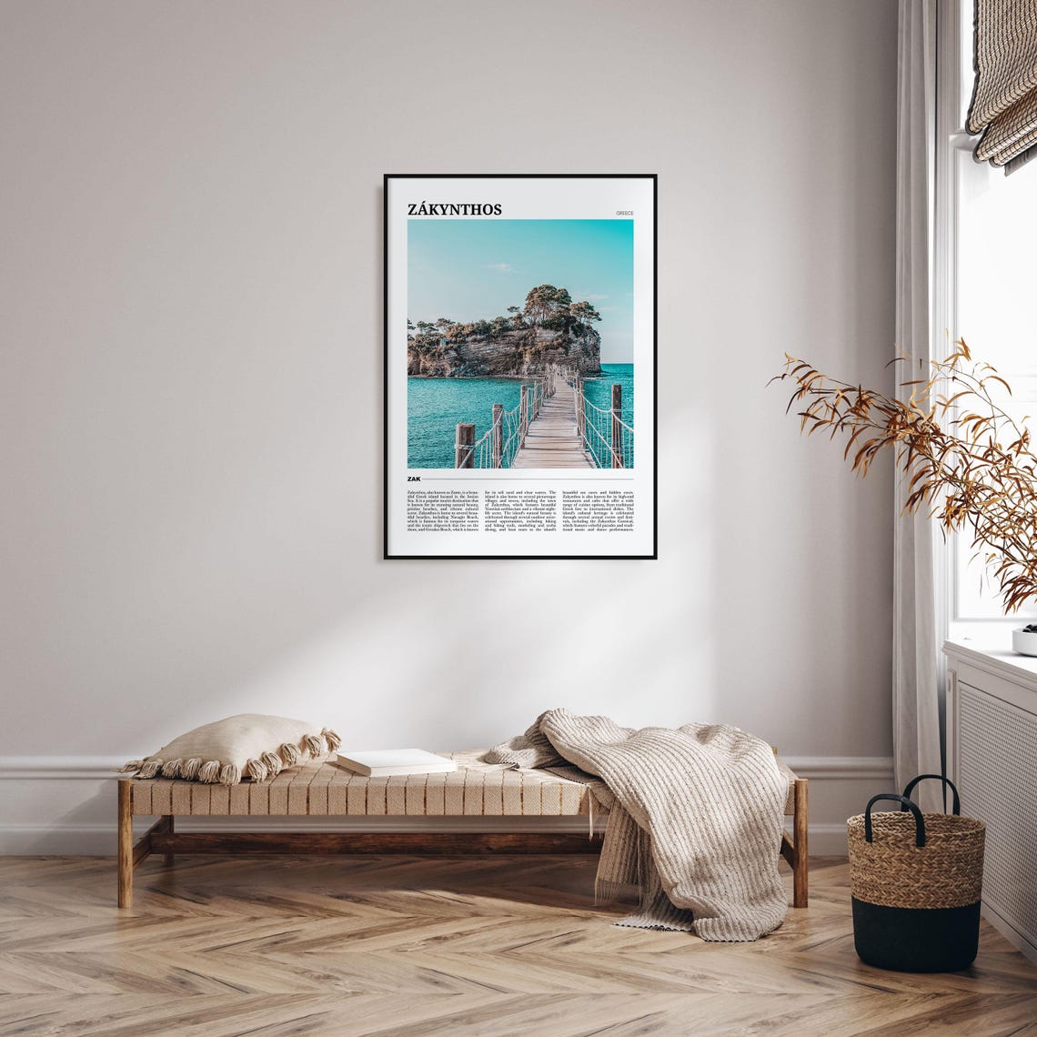 Zakynthos Photo Greece Wall Art Print - Image 4
