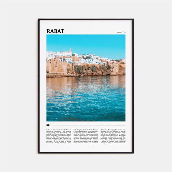 Rabat Travel Poster Rabat Wall Art Rabat Poster Print Rabat Photo Rabat Decor Morocco