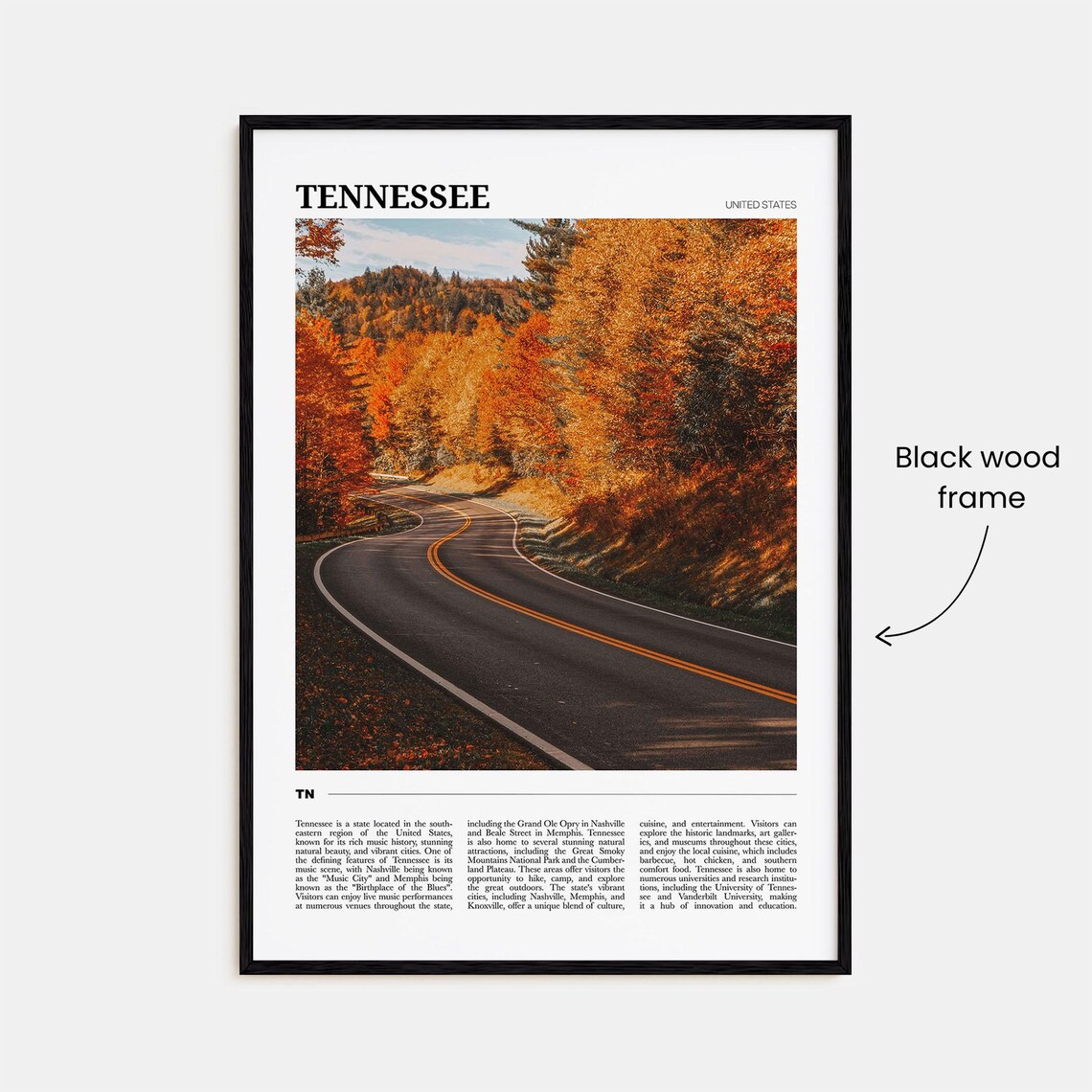 Tennessee Travel Poster No 2, Travel Poster - Image 2