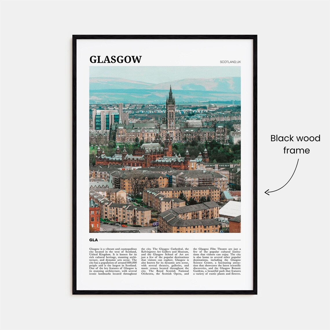 Glasgow Travel Poster, Scotland Travel Poster - Image 2