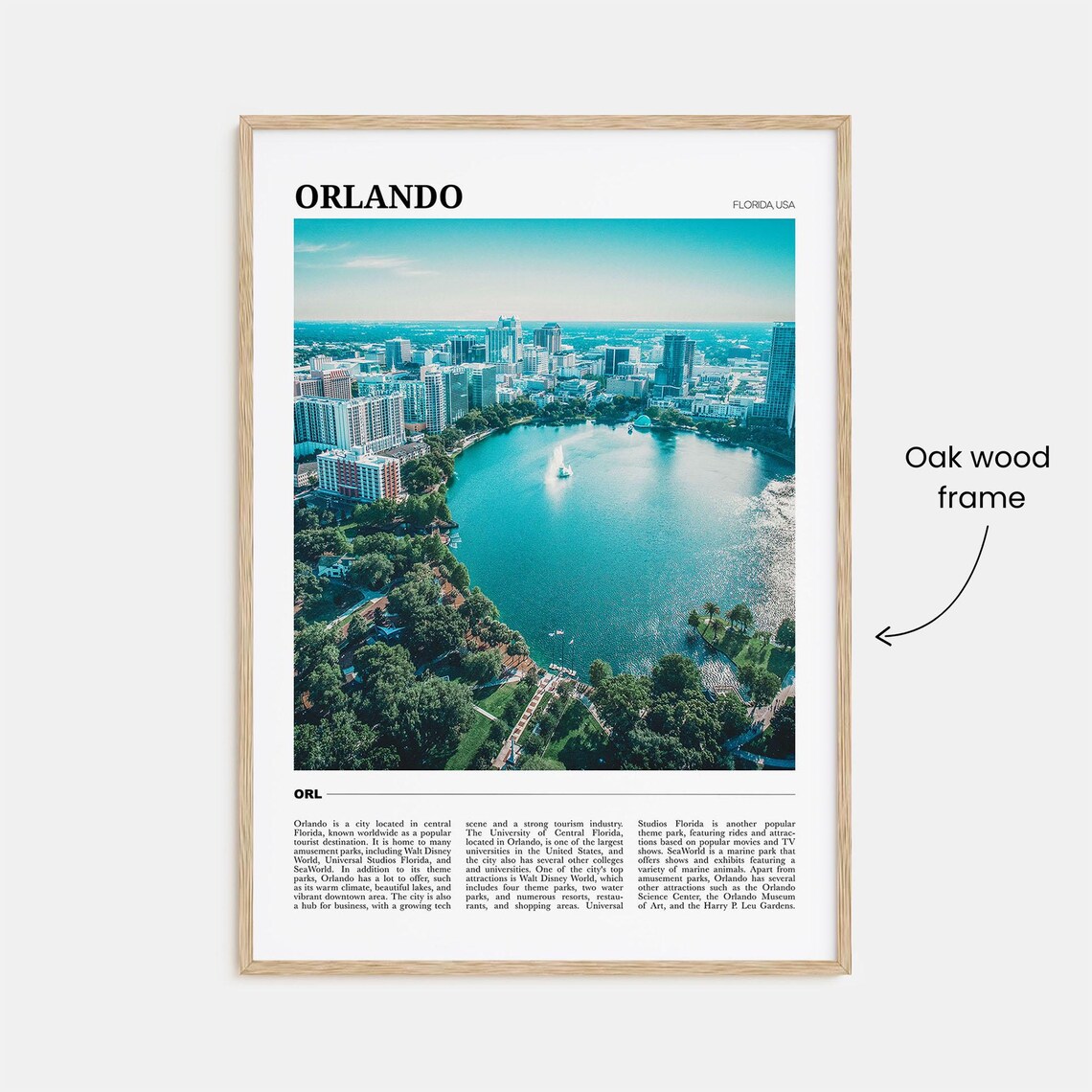 Orlando Travel Poster No 2, Florida Travel Poster - Image 3
