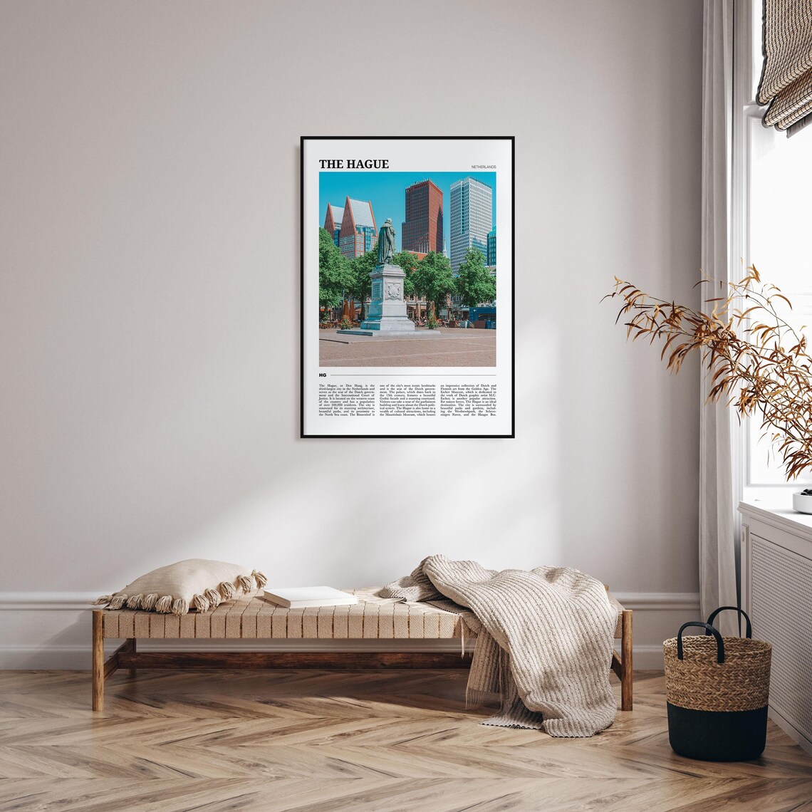 The Hague Travel Poster The Hague Wall Art The Hague Poster Print The Hague Photo The Hague Decor Netherlands - Image 4