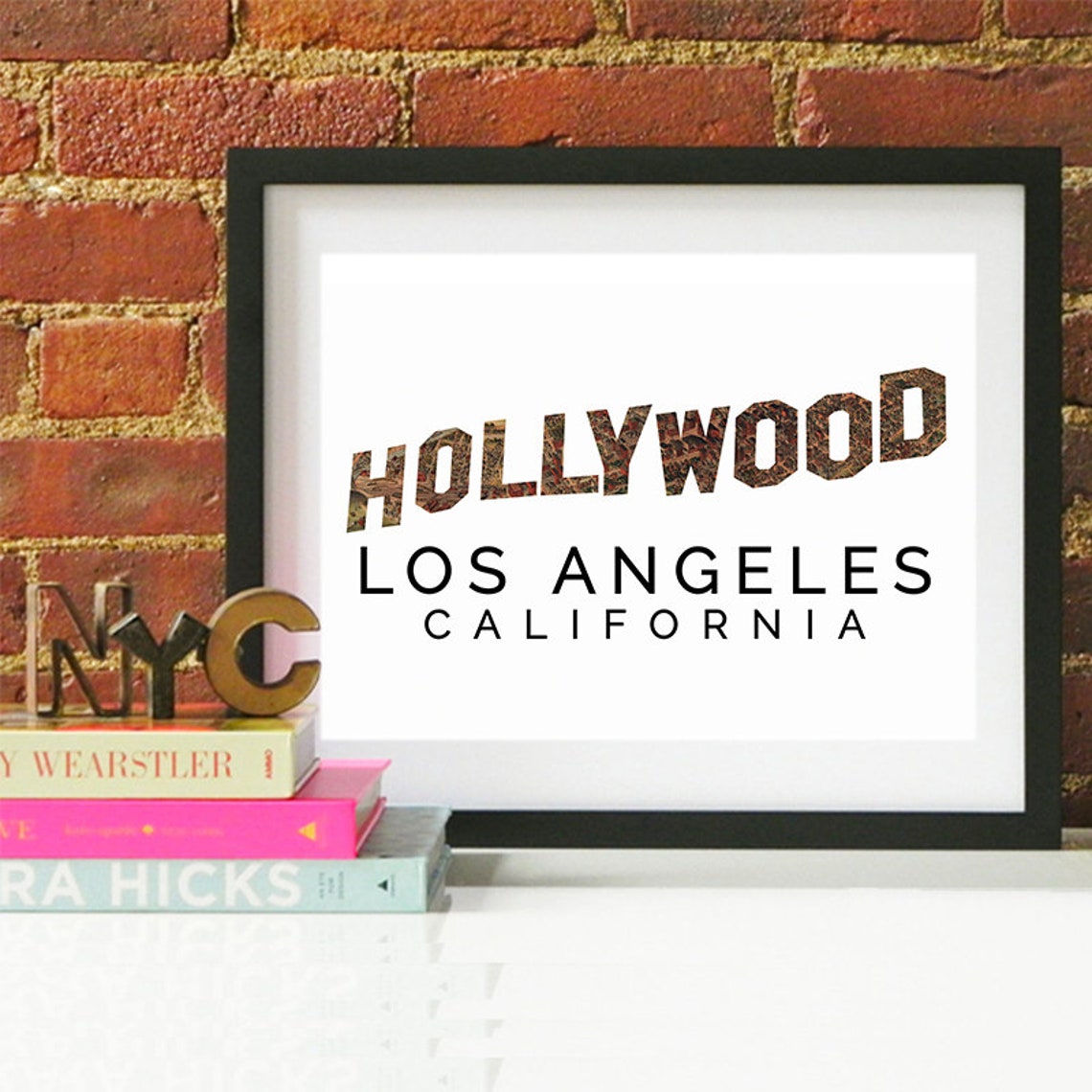 Los Angeles Print Los Angeles Skyline Los Angeles Art Los Angeles Poster Los Angeles Watercolor Los Angeles Art Print Los Angeles Map - Image 2