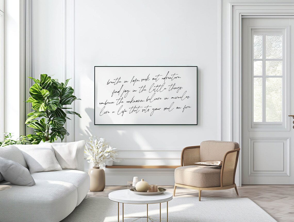 Minimalistic Quote Art Print, Home Decor - Image 3