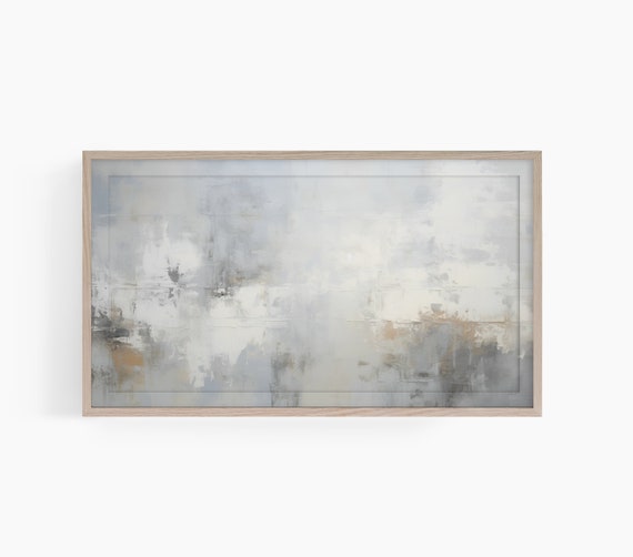 Abstract Frame Tv Art Neutral Tone Abstract Art Modern Frame Tv Art Texture Frame Tv Art Twelveonecollective