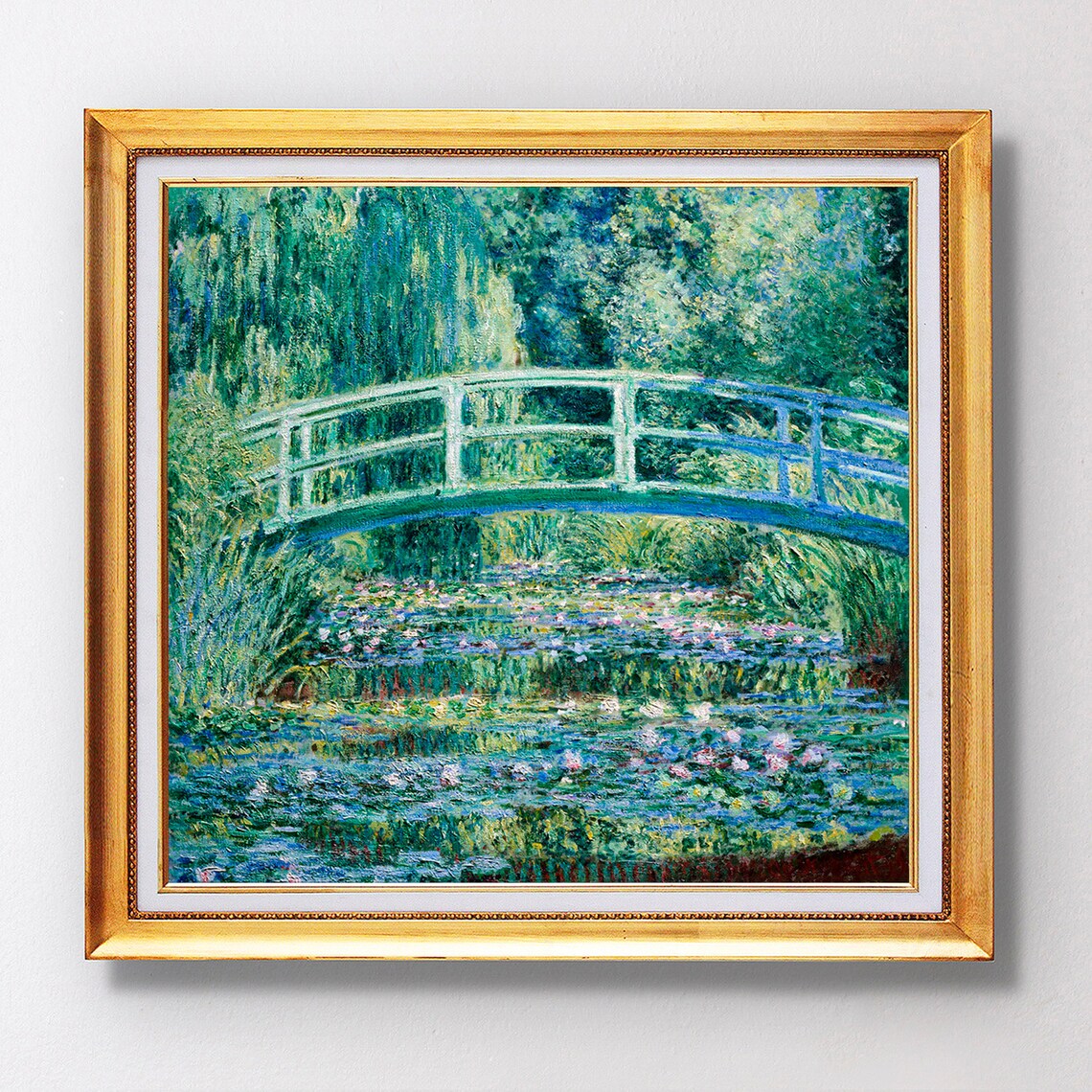 Claude Monet Water Lilies And Japanese Bridge Fine Art Glice 1899 Sku 0102 - Image 2