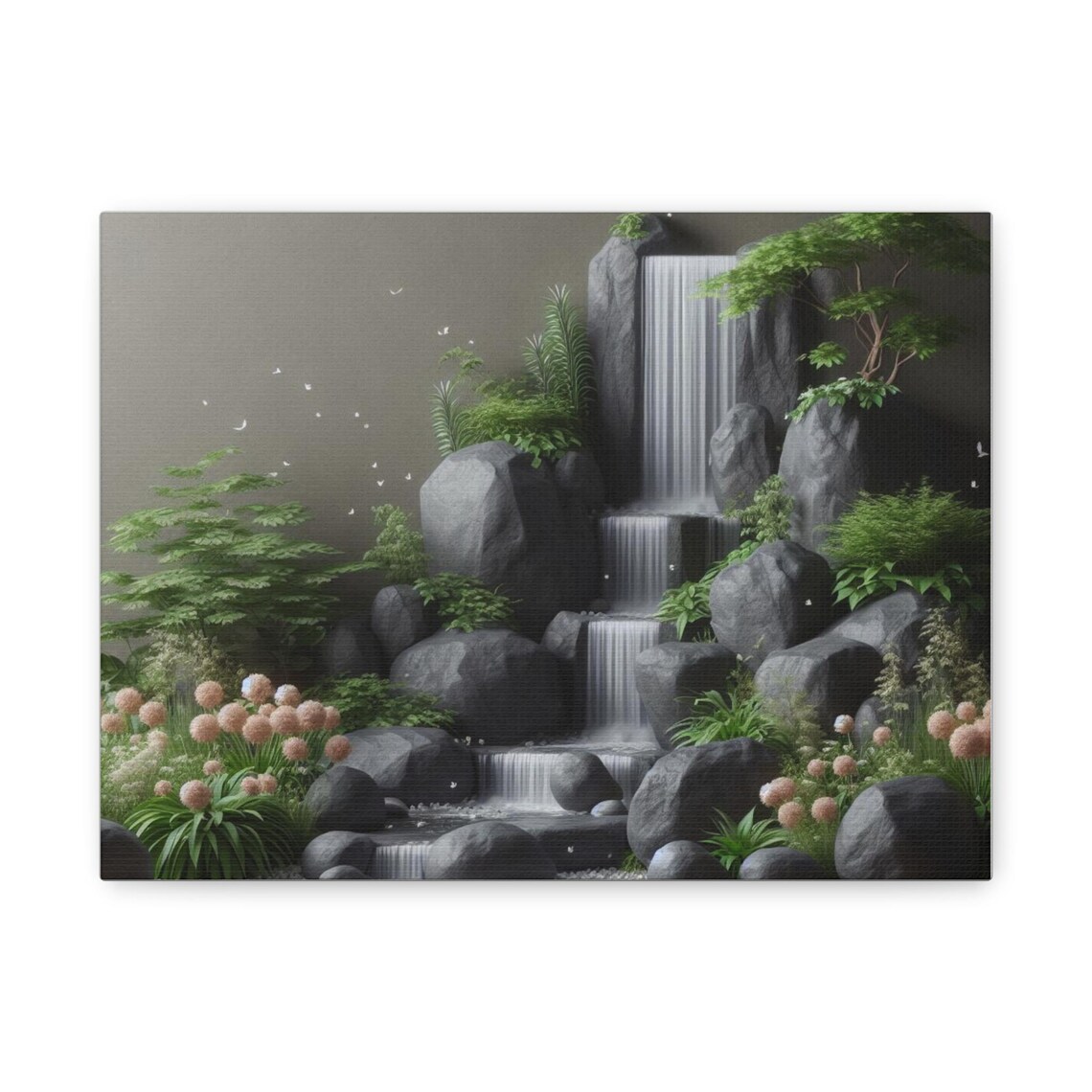 Minimalist Waterfall Nature Photography, Wall Art Print - Image 3