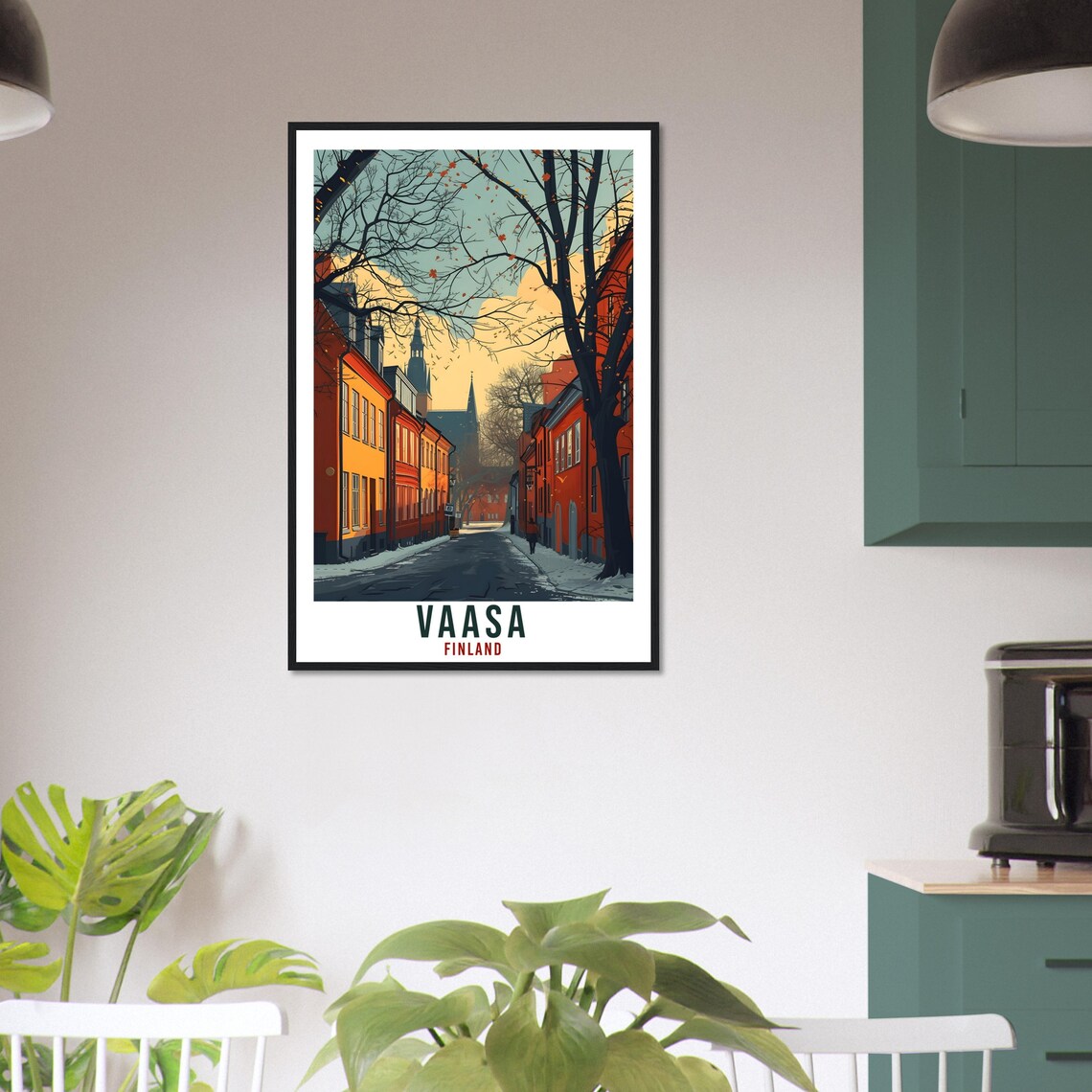 Vaasa Finland Travel Poster, Europe Wall Art - Image 3