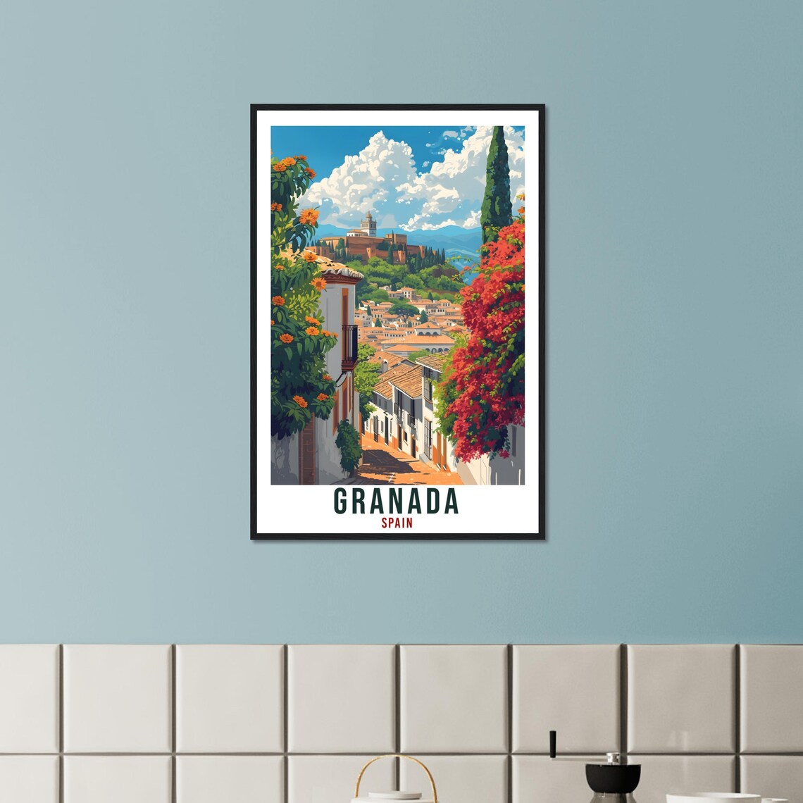 Granada Travel Poster, Spain City Wall Art - Image 3