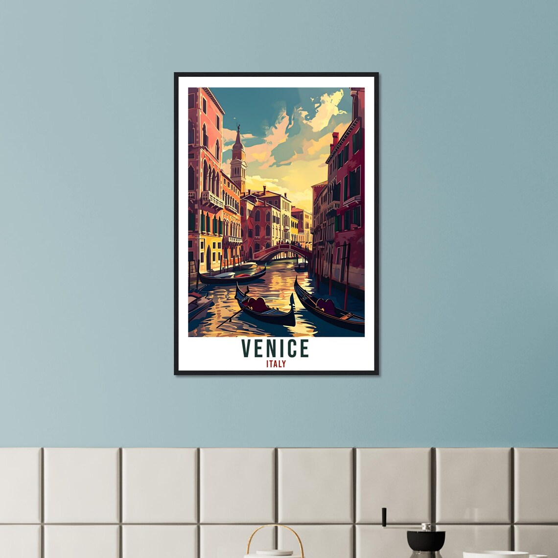 Venice Travel Poster, Italy Home Decor Art Print - Image 3