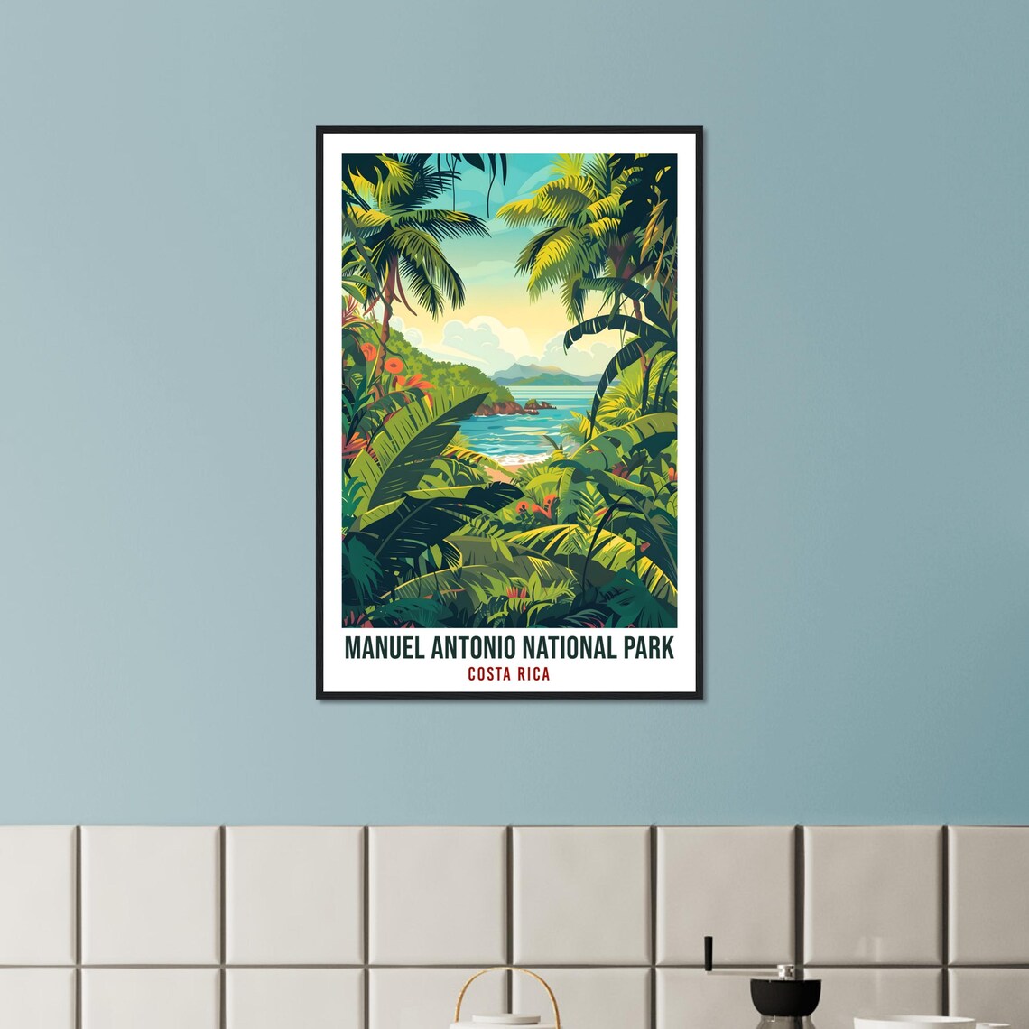Manuel Antonio National Park Costa Rica Travel Poster - Image 2