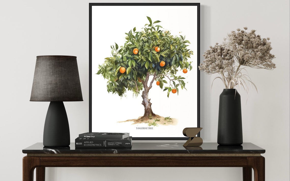 Tangerine Tree Art Print Tangerine Tree Wall Art Poster - Image 2