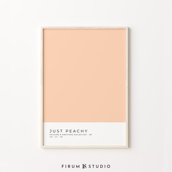 Color Block Art Pastel Peach Print Instant Danish Pastel Decor Minimal Print Modern Room Decor Color Block Dorm Room Wall Art