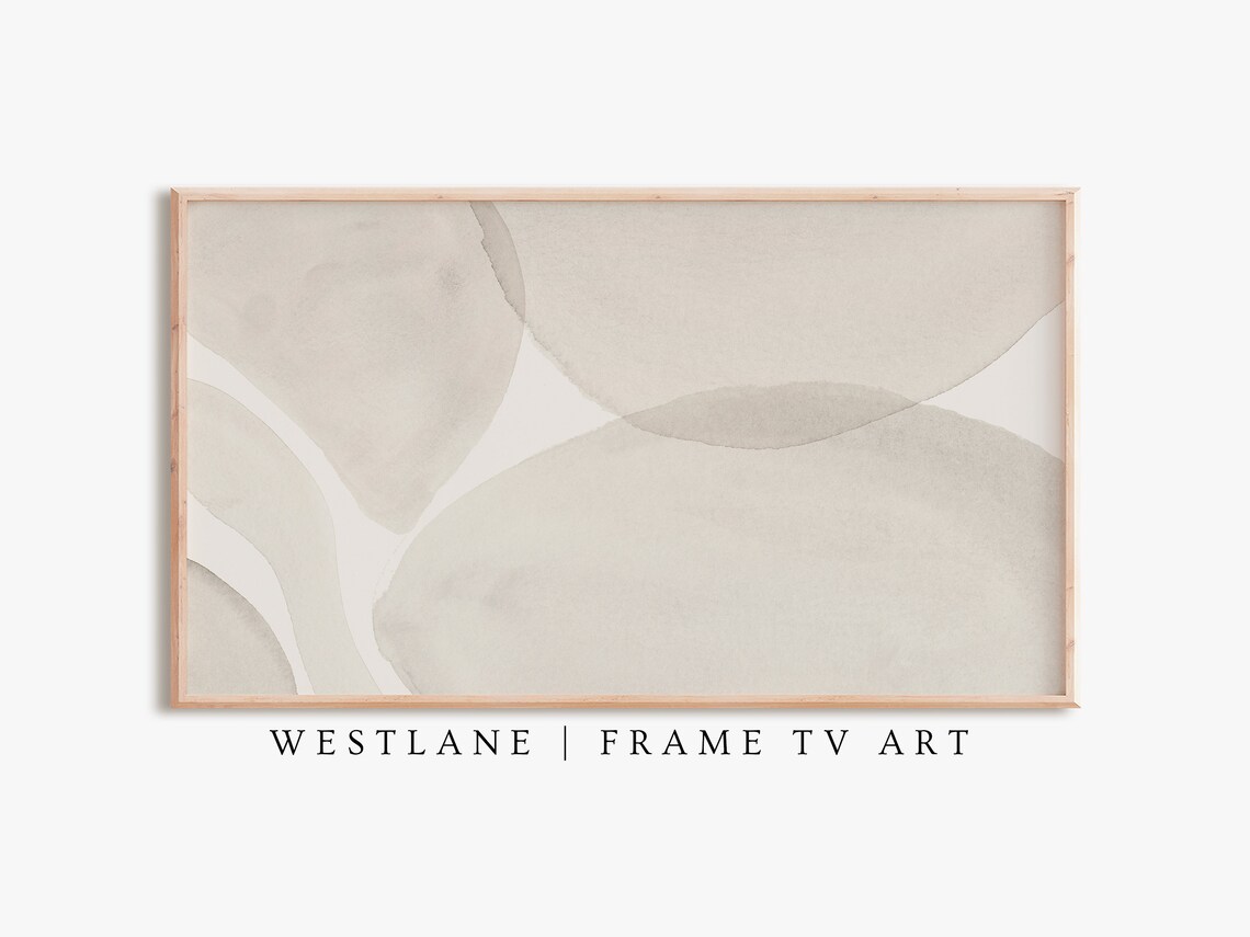 Minimalist Abstract Painting for Frame TV