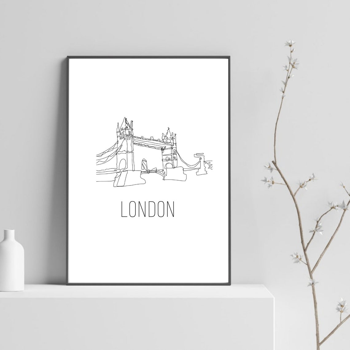 London Print Tower Bridge Print Poster