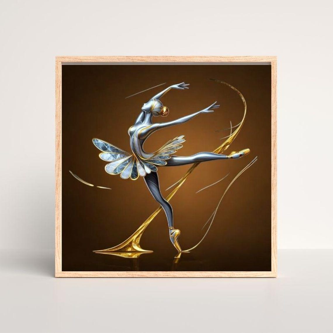 Dancer Woman Wall Art Illstrasyon Dancer Woman Wall Art Minimalist Wall Art Pdf Files Print Dancer Wall Art - Image 3