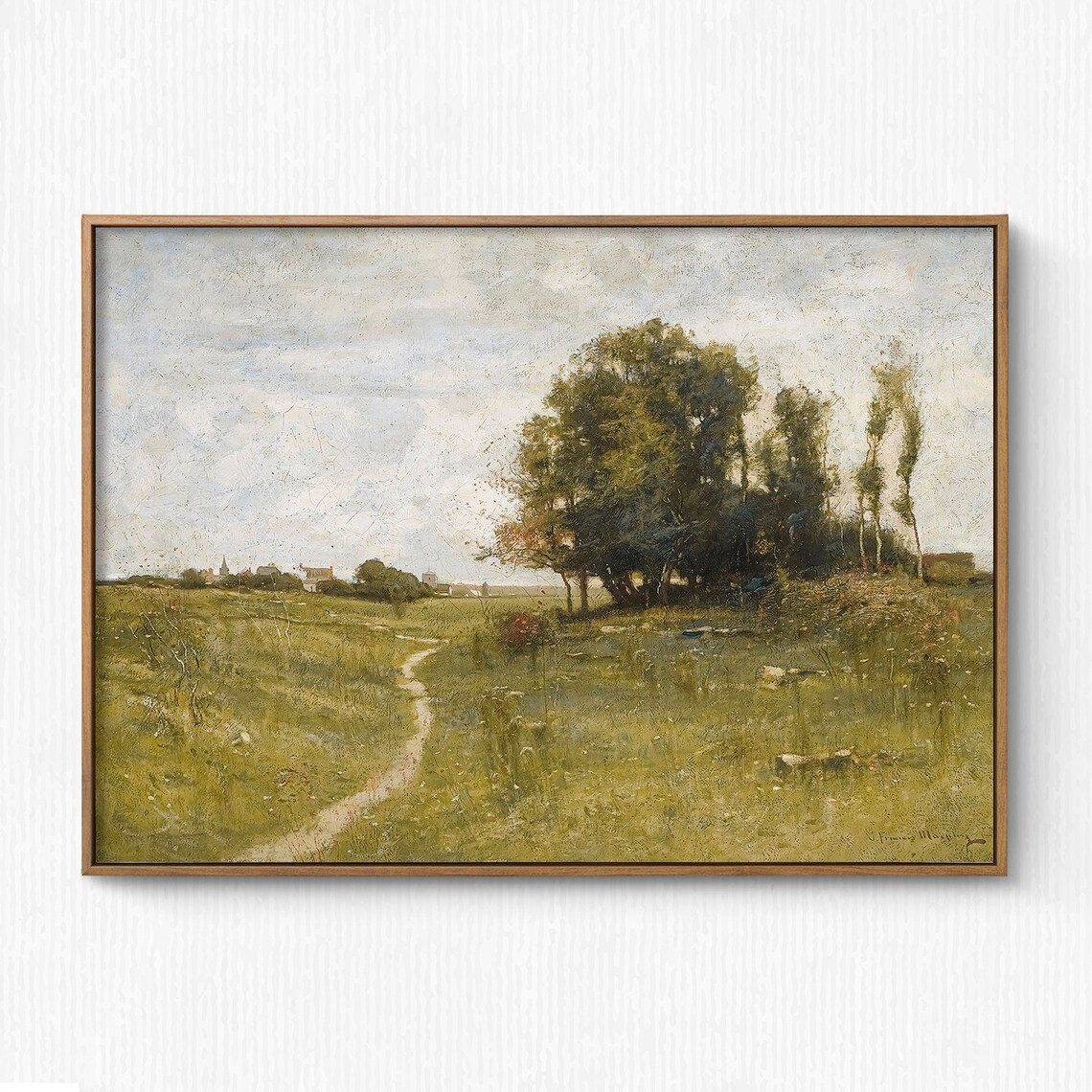 Landscape Country Farmhouse Wall Art Print