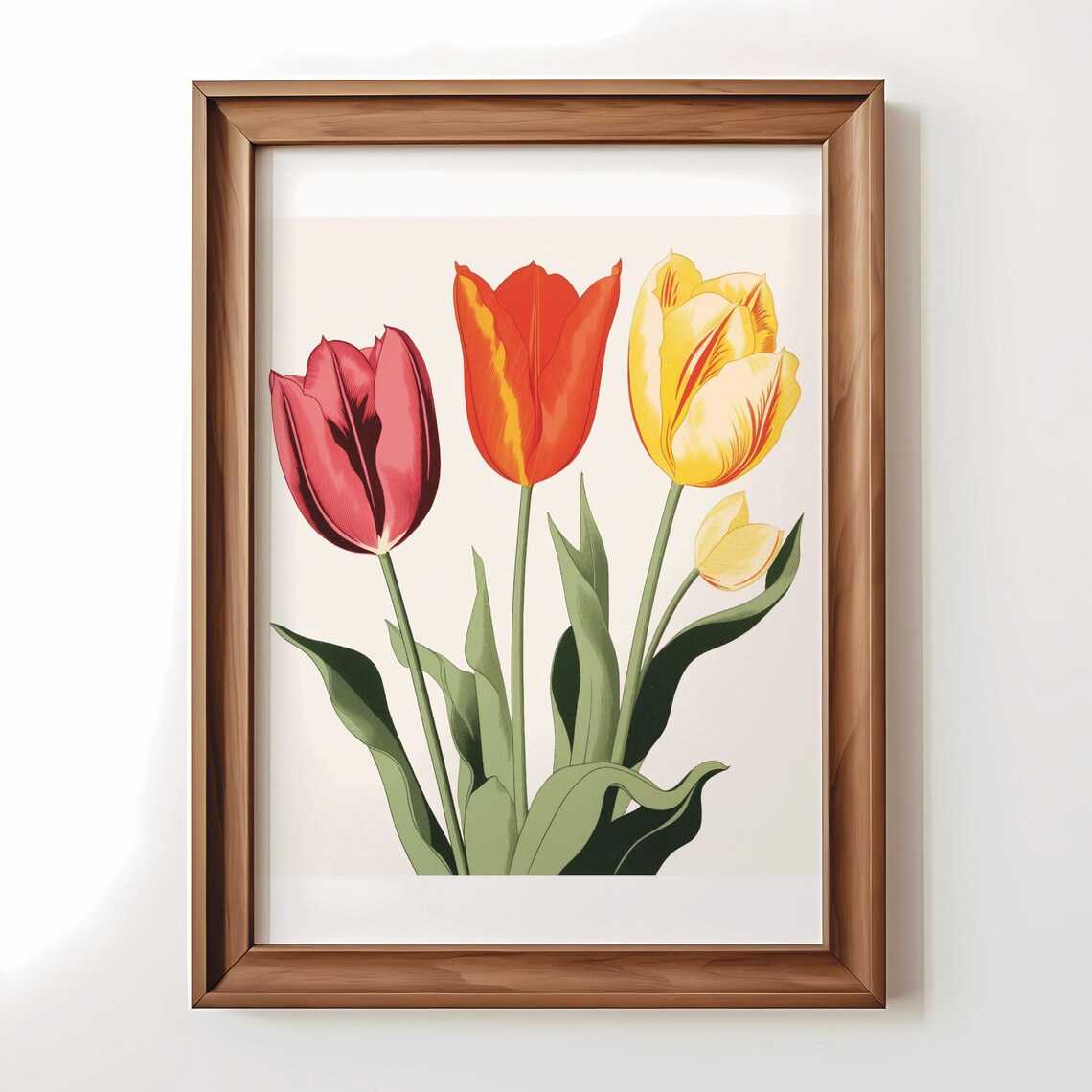 Vintage Floral Botanical Tulip Art Print - Image 2