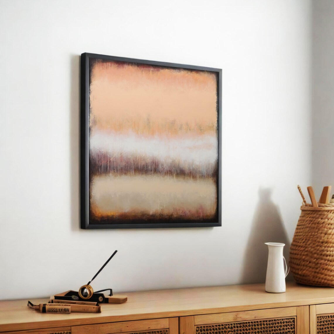Abstract Earthy Tones Painting, Modern Minimalist Art Print - Image 5