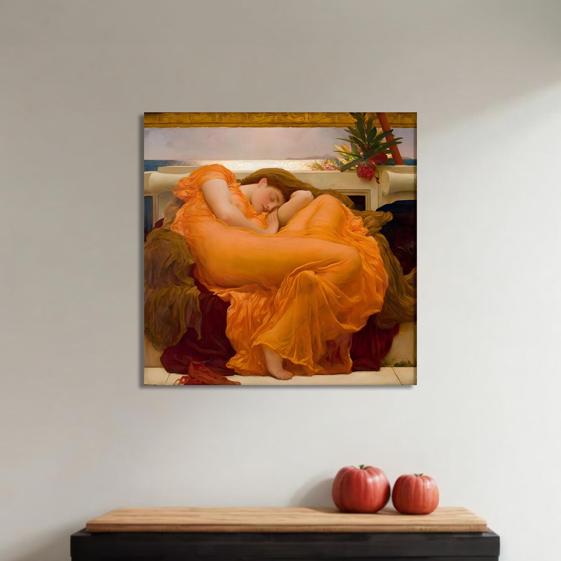 Flaming June, Classical Art Reproduction - Image 4