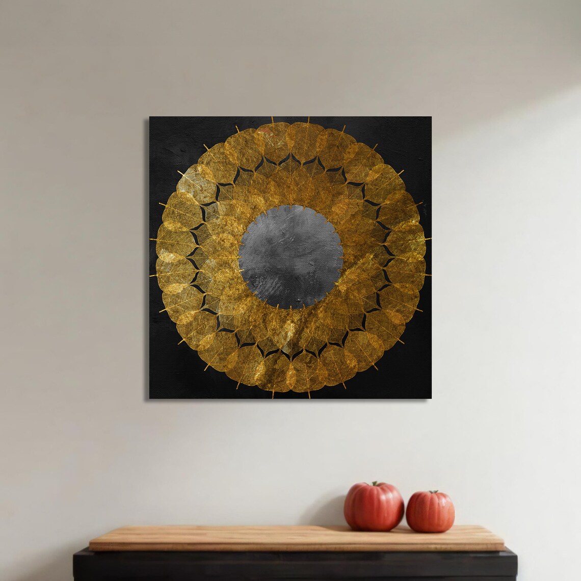 Modern Abstract Mandala, Luxury Contemporary Art Print - Image 4