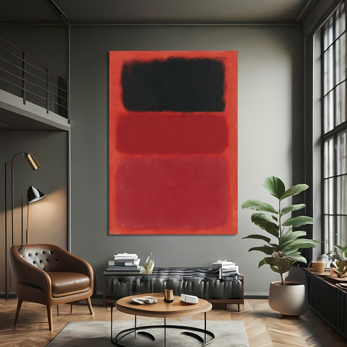 Mark Rothko Style Abstract Art, Modern Decor - Image 3