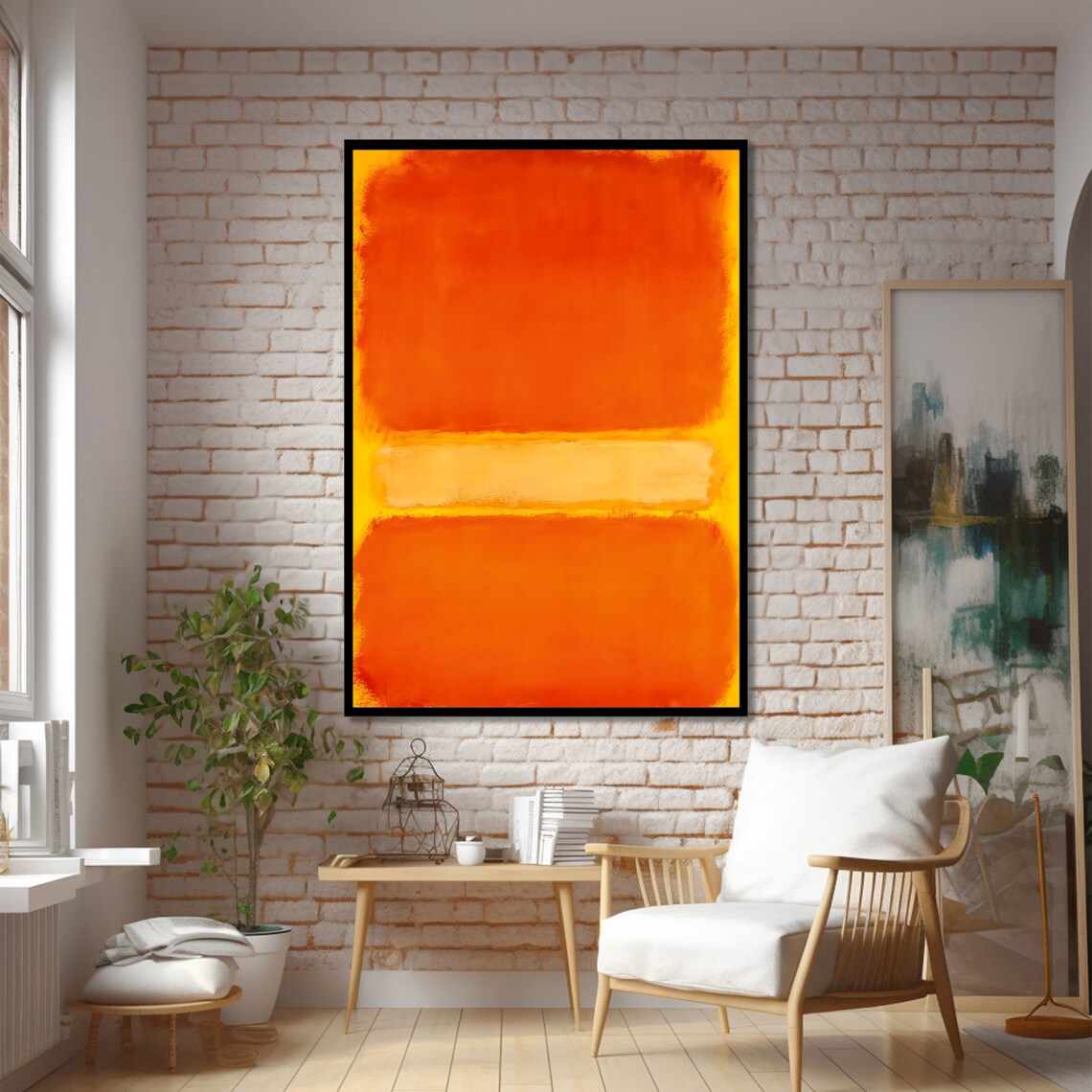 Mark Rothko Style Vibrant Abstract Wall Decor - Image 2
