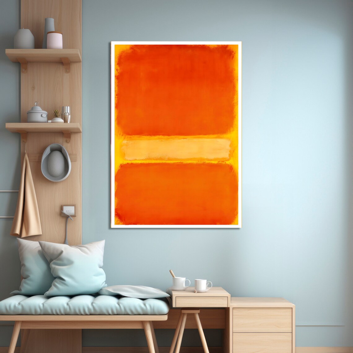 Mark Rothko Style Vibrant Abstract Wall Decor - Image 4